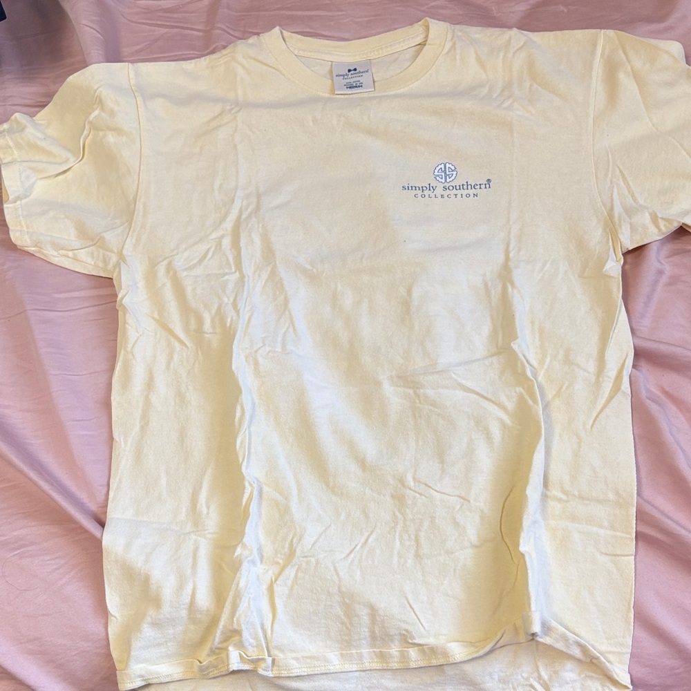 Simply Southern Light Yellow Men's Tee